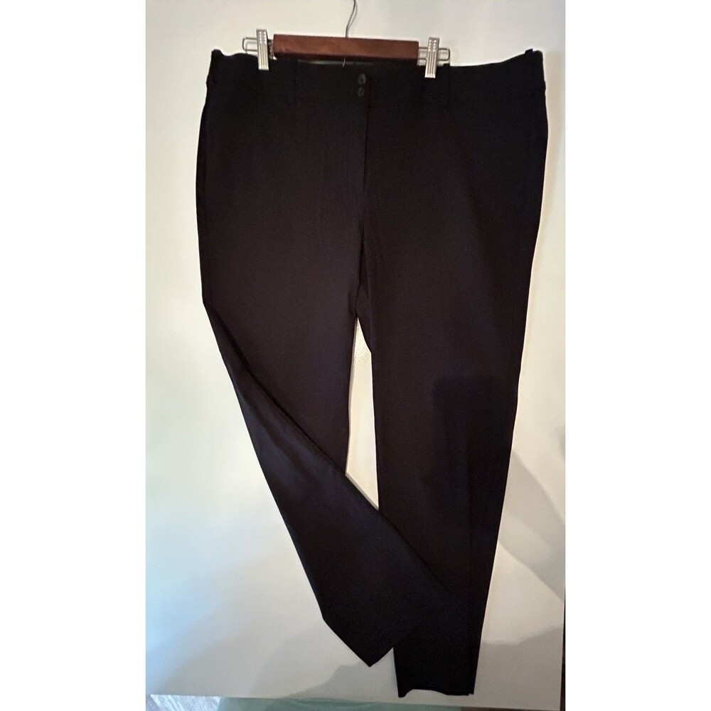 Lane Bryant Black  The Madison Trousers Women's size 22 R NWT
